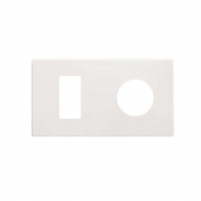 Marco minimo 2 elementos Schuko CLEAN + mdulo estrecho SIMON 270 blanco mate Ref. 27191620-090