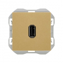 Conector Usb datos tipo A 20000090-095 SIMON 270 Oro