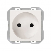 Base de enchufe Bipolar 20000431-090 SIMON 270 Blanco