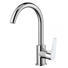 Grifo Monomando fregadero cocina Borras VAR2995-1C cromado tubo curvo - VAR