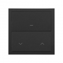 ref. 10020117-238 | Kit frontal negro mate Simon 100 con tecla master IO Simon+tecla master persiana