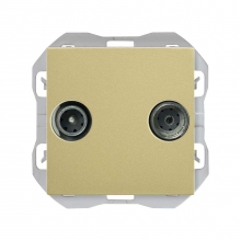 Toma R-TV+Sat Unica 20000486-097 SIMON 270 Bronce