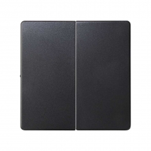 ref. 8200026-098 | Tecla doble Simon 82 para mecanismos negro mate