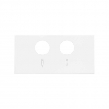 ref. 10000053-230 | Tapa Simon 100 para toma R-TV+SAT blanco mate