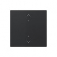 Tecla individual para interruptor de persianas LOLA negro mate | Simon 360 negro mate