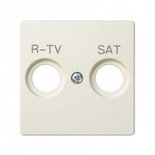 ref. 82097-31 | Tapa toma R-TV+satelite Simon 82 marfil