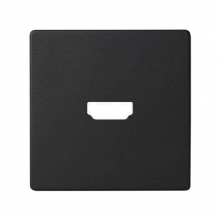 ref. 8201094-098 | Placa conector HDMI Simon 82 negro mate