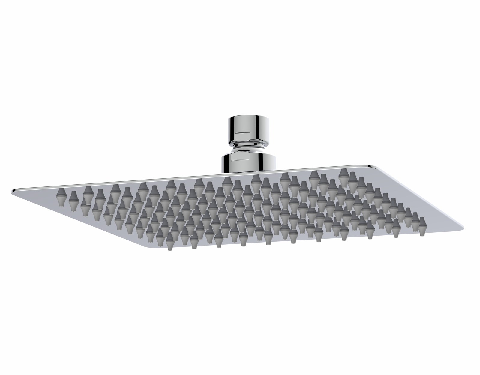 Rociador cuadrado inox Ducha 300 x 300mm cromado 515C Griferias Borras