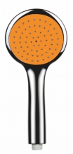 Ref. 821N | Manual ducha extraplana - cromo/Naranja - Griferas Borrs