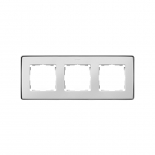ref. 8201630-243 | Marco DETAIL 82 con 3 elementos blanco base aluminio