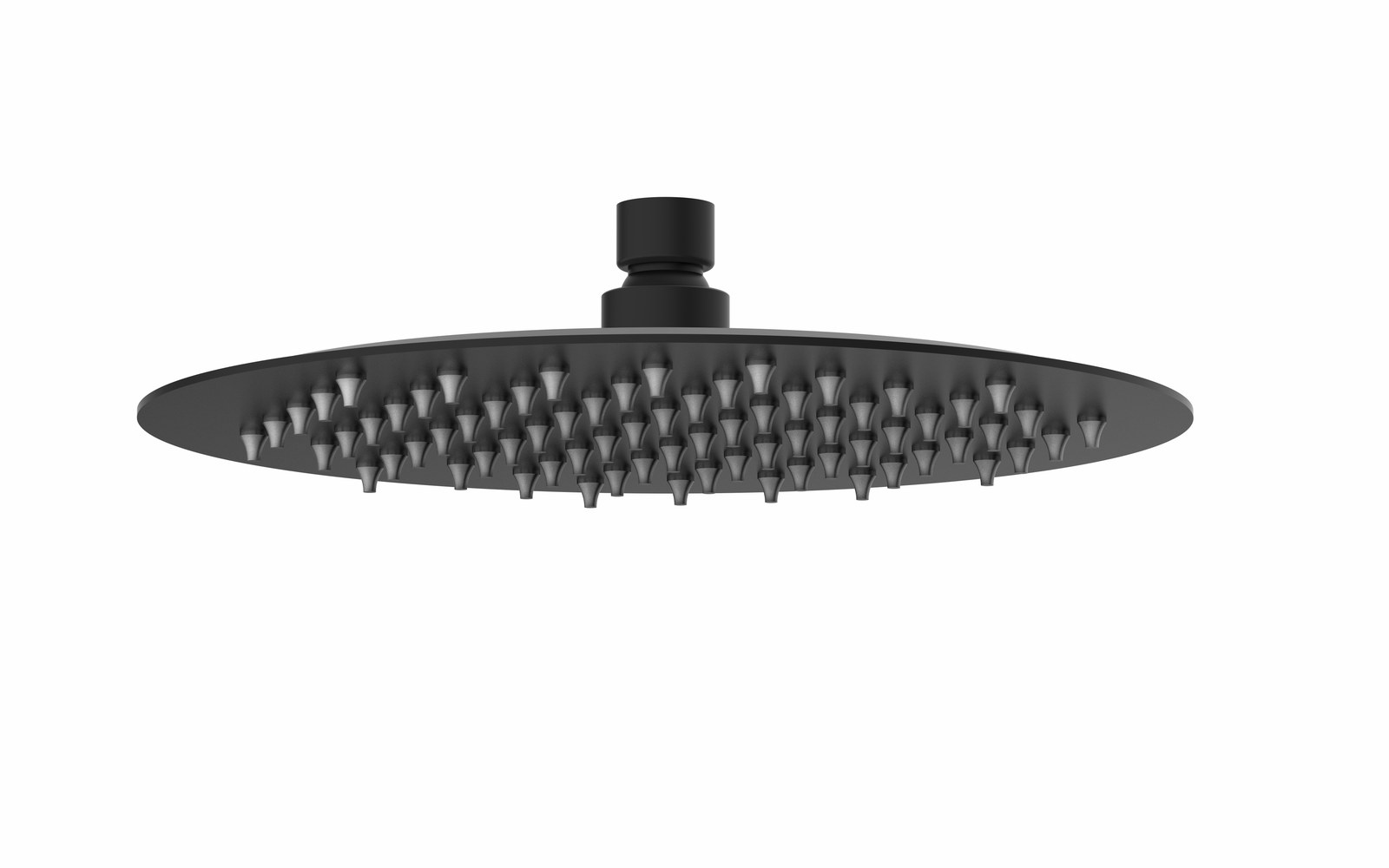 Rociador redondo inox Ducha � 300mm Negro mate 525NM Griferias Borras
