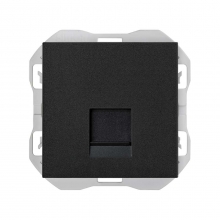 Tapa RJ45 con conector 20000187-098 SIMON 270 Negro Mate
