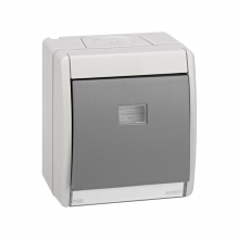 ref. 4490201-035 | Conmutador Simon 44 AQUA IP55 gris