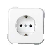 ref. 31432-60 | Base enchufe schuko con seguridad Simon 31 blanco nieve
