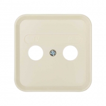 ref. 31053-61 | Placa Simon 31 para toma R-TV 0 marfil