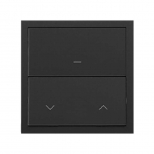 ref. 10020116-238 | Kit frontal Simon 100 con 1 elemento persianas IO Simon negro mate