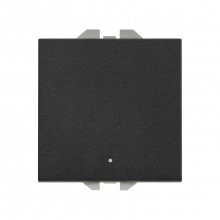 Pulsador Neutro Luminoso 10A  20000160-098 SIMON 270 Negro Mate