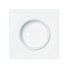 ref. 10000040-230 | Tapa Simon 100 para base de enchufe bipolar blanco mate
