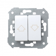 ref. 27396-65 | Grupo 2 pulsadores para persiana Simon 27 marfil