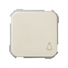 ref. 31651-31 | Pulsador con grabado luz Simon 31 marfil