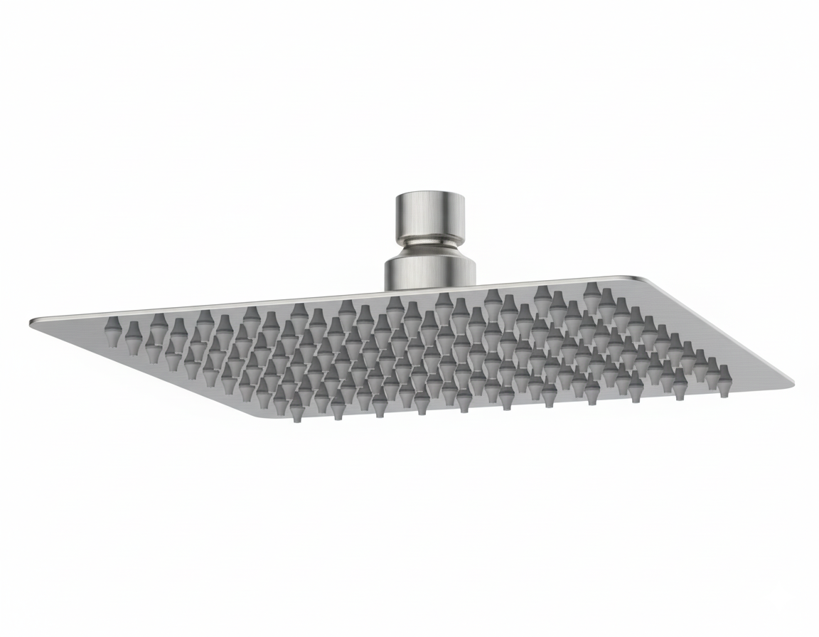 Rociador cuadrado inox Ducha 250 x 250mm Acero inoxidable 651SS Griferias Borras