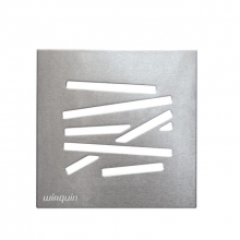 Rejilla INOX cuadrada 115 x 115 mm WIRQUIN  Ref. 30724548