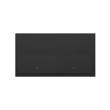 ref. 10020201-238 | Kit frontal Simon 100 con 2 elementos 2 teclas negro mate