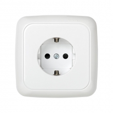 ref. 31472-60 | Base enchufe schuko monobloc Simon 31 blanco nieve