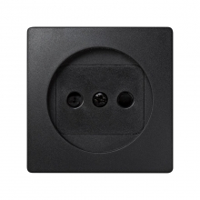 ref. 73040-62 | Tapa enchufe bipolar Simon 73 loft grafito