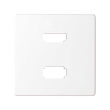 ref. 8201095-030 | Tapa conector HDMI Simon 82 V1.4+USB2.0 tipo-A blanco