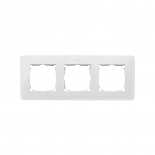 ref. 8200630-030 | Marco DETAIL 82 con 3 elementos blanco