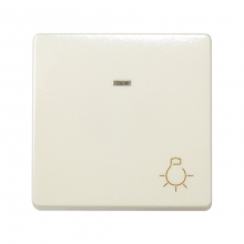 ref. 27161-62 | Pulsador luz/luminoso ancho Simon 27 marfil