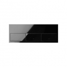 ref. 10020301-138 | Kit frontal Simon 100 con 3 elementos 3 teclas negro