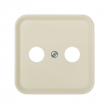 ref. 31097-61 | Placa toma R-TV+SAT Simon 31 marfil