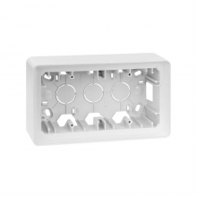 ref. 8200760-030 | Caja superficie 2 elementos DETAIL 82 blanco