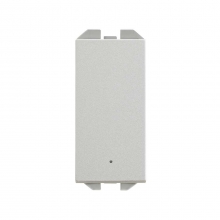 Conmutador Luminoso 10 Ax mdulo estrecho 20001204-093 SIMON 270 Aluminio
