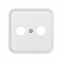 ref. 31097-60 | Placa toma R-TV+SAT Simon 31 blanco