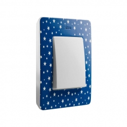 Acabado estrellas azul ndigo