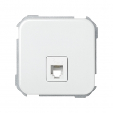 ref. 31480-30 | Toma telefono Simon 31 con 4 conexion blanco nieve