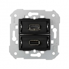 ref. 7501095-039 | Conector HDMI Simon 75 V1.4+USB 2.0 tipo-A hembra