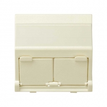ref. 27086-32 | Adaptador universal 2 conectores Simon 27 marfil