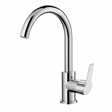 Grifo Monomando fregadero cocina Borras TOK2985-1C cromado tubo curvo - TOK