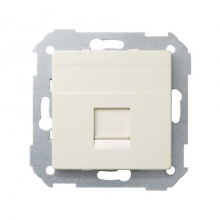 ref. 82005-31 | Adaptador Simon 82 con 1 conector RJ-AMP marfil