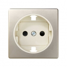 ref. 82041-64 | Tapa enchufe 2 polos+toma tierra lateral+seguridad Simon 82