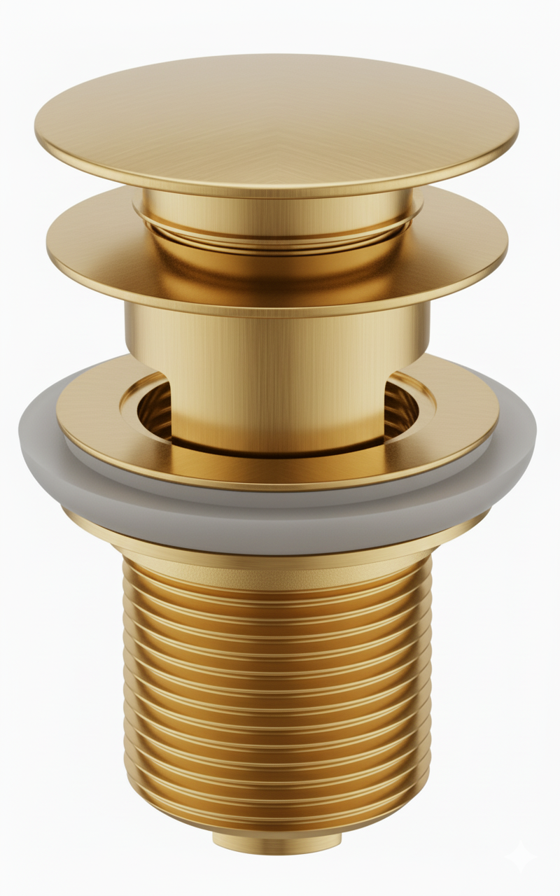V�lvula clic-clac  Componentes  Dorado cepillado 847TG Griferias Borras