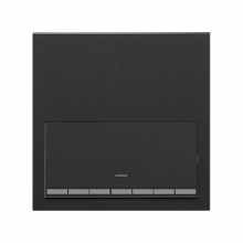 ref. 10020114-238 | Kit frontal negro mate Simon 100 con 1 elemento interruptor regulable IO Simon