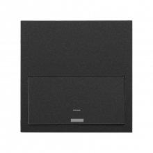 ref. 10020112-238 | Kit frontal Simon 100 con 1 elemento interruptor IO Simon negro mate