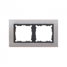 ref. 82827-37 | Marco Simon 82 con 2 elementos acero inoxidable