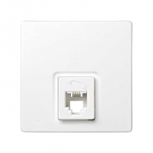 ref. 73480-60 | Toma telefono RJ-11 Simon 73 loft blanco
