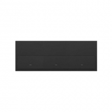 ref. 10020301-238 | Kit frontal Simon 100 con 3 elementos 3 teclas negro mate